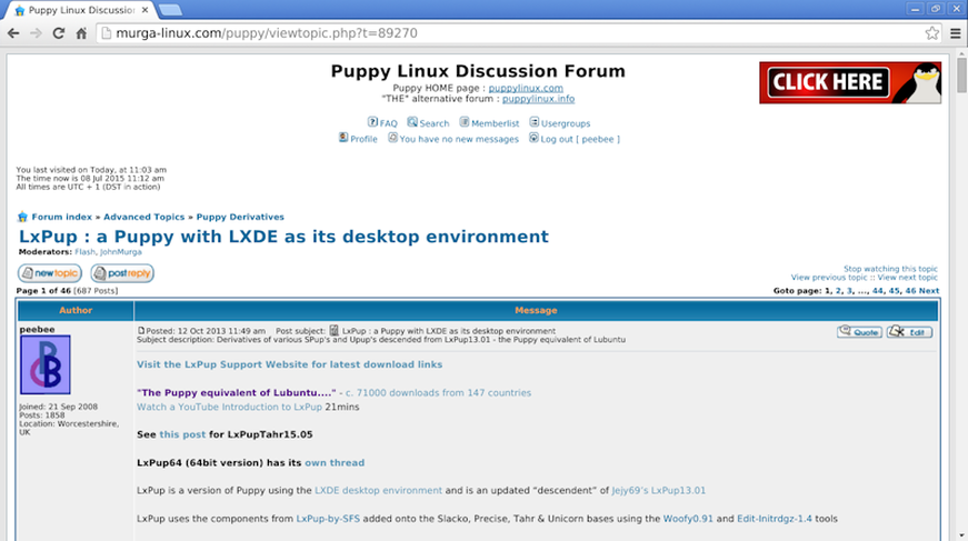LxPupSc64 SlackwareCurrent LXDE Woof-CE build 01-Sep-23